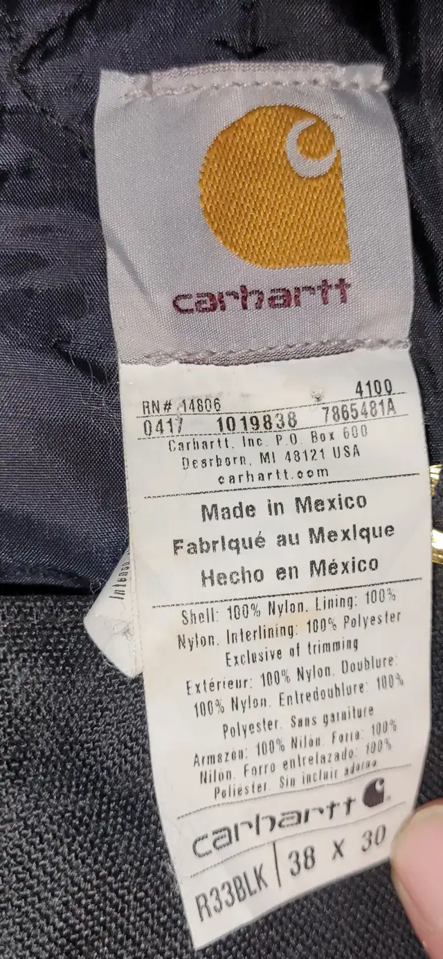 Carhartt R33 extreme Bib pants / new Carhartt B11 Dungaree pants in Men's in Red Deer - Image 4