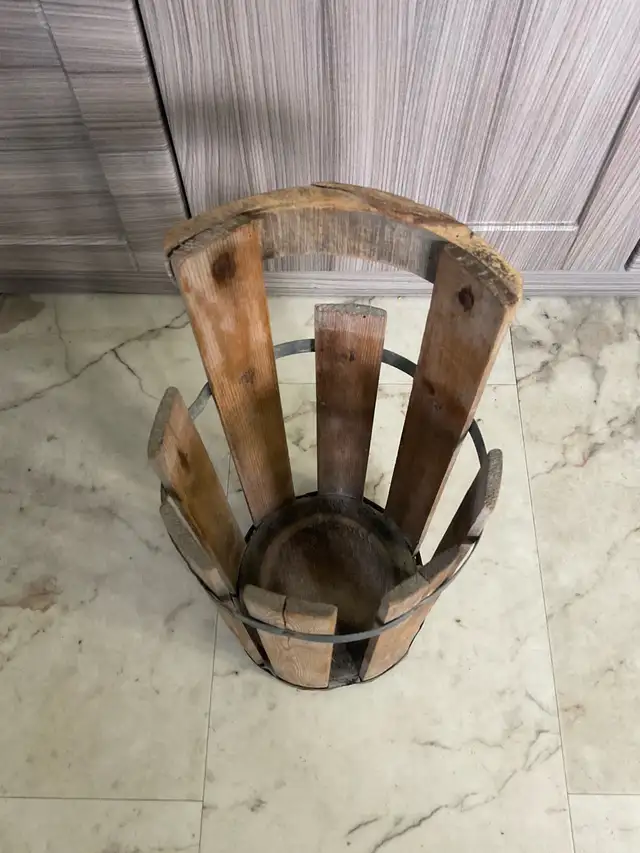 Vintage Demijohn Bottle with Wooden Basket $7562863728670467122