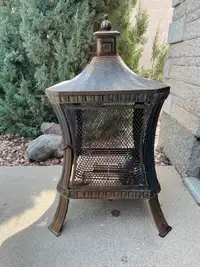 Metal Outdoor Fireplace