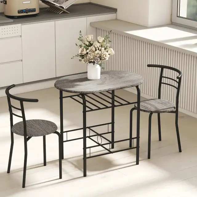 3pc Dining Table chairs set, 31.5" Kitchen Table and Chairs  in Dining Tables & Sets in Markham / York Region - Image 5