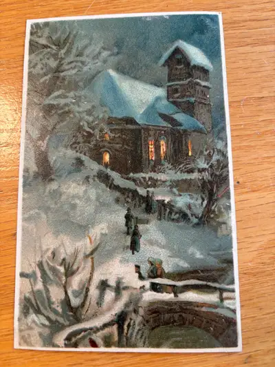 Vintage Christmas Postcard, View more