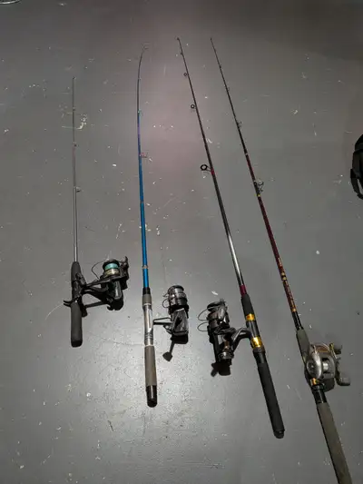 fishing rods and reels, vest, life jackets, View more
