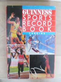 1985-86-GUINESS SPORTS RECORD BOOK-Hardcover Edition.