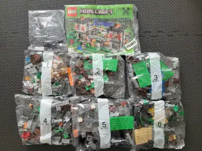 LEGO Minecraft 21127: The Fortress, Factory Sealed Bags, No Box, View more