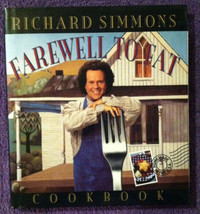 Richard Simmons -Farewell To Fat Cookbook + 2  vhs tapes-$5