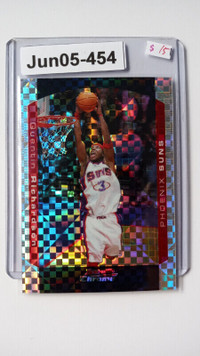 2004-05 BOWMAN CHROME REFRACTOR 95 QUENTIN RICHARDSON /150 card