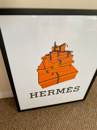 Hermes limited edition framed art print