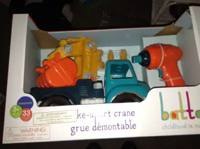 NEW Battat Take apart crane for sale, View more
