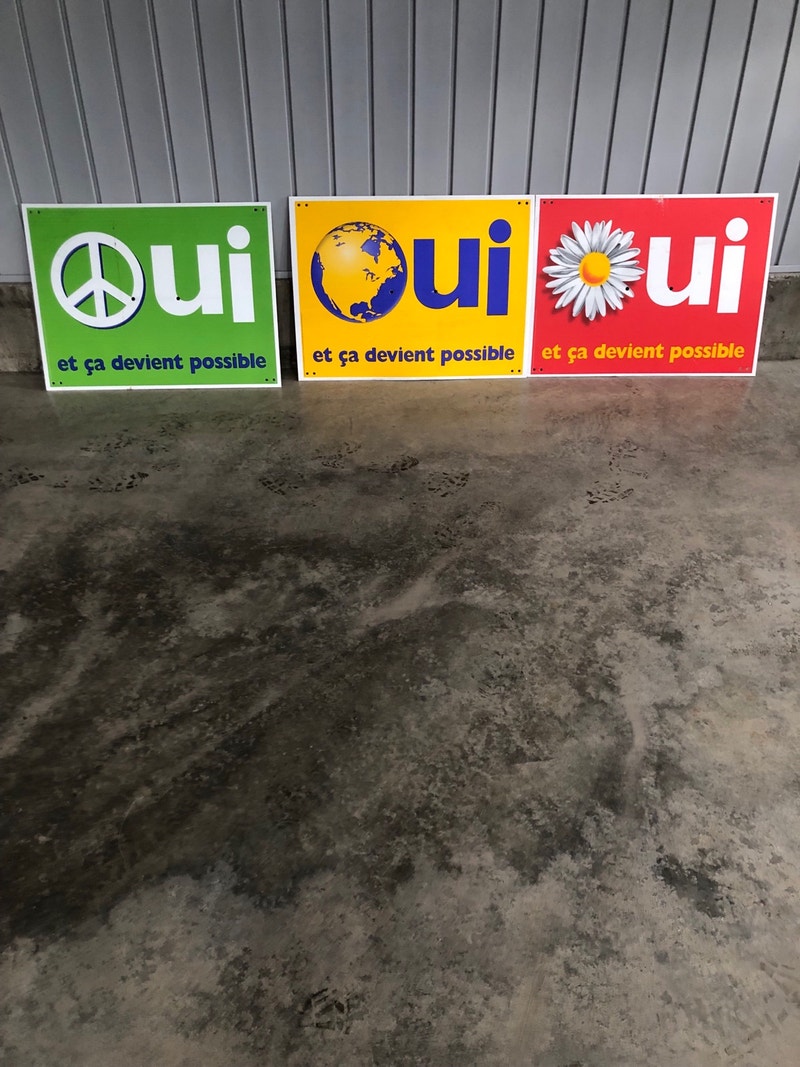 Affiches du OUI Autre Ville de Québec Kijiji