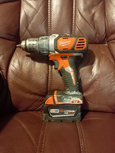 Milwaukee M18 Li-Ion Cordless 1/2 inch Driver/Hammer Drill, View more