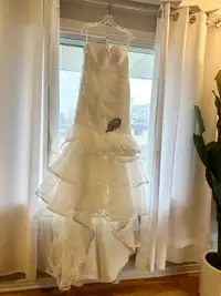 REDUCED - Mermaid Style Wedding Gown with Train 