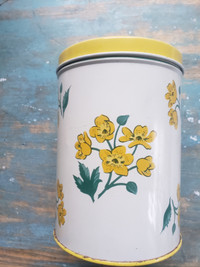 Vintage Retro 1950s Tin Canister