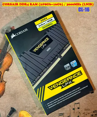 CORSAIR DDR4 RAM (2@8Gb=16Gb) / 3600MHz / CL16 (LNIB), View more