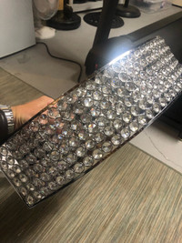 Vanity Light Fixture - Chrome/Crystal - Like New