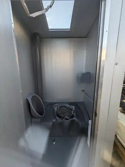 Heated portable toilet - Job site or cottage, View more