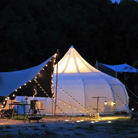Space Drop Tent Glamping Festivals use Airbnb Resort 5M & 6M