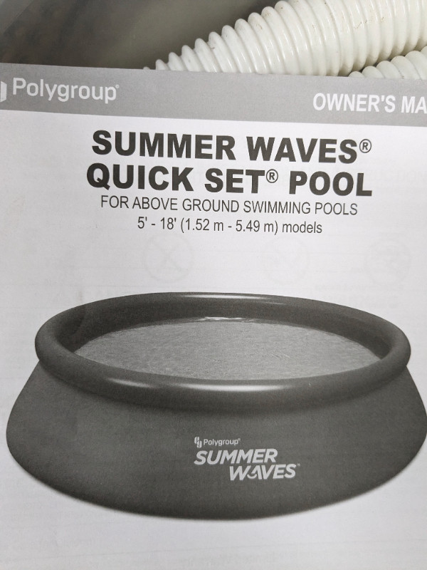 Summer Waves 8' pool in Hot Tubs & Pools in Edmonton - Image 2