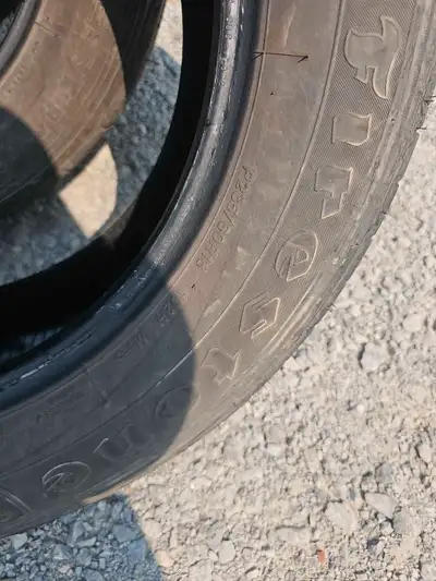 Pair of all season fireston tires thread is 80% 4037971904