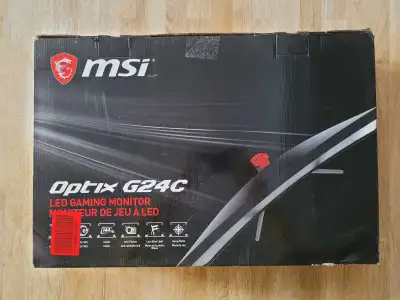 MSI Optix G24C – 24” Curved Gaming Monitor, View more