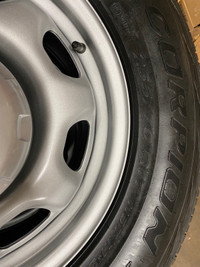 2023 F150 17” steel wheels with Pirelli tires