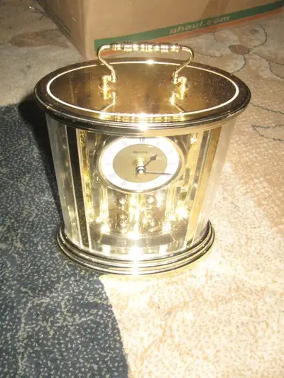 Bulova Westminster Table Clock with Batteries, View more