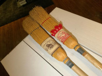 Vintage Curling Corn Brooms