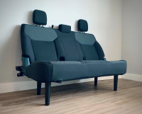 Ford Maverick chair adapted to living room loveseat.