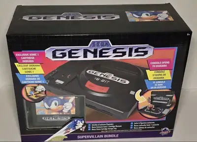 Sega Genesis Diorama Console Heroes Supervillain Bundle BRAND NE, View more