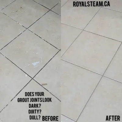 Tile&Grout Clean/Wash Floor  (Washroom,Entrance,Kitchen,Foyer) 