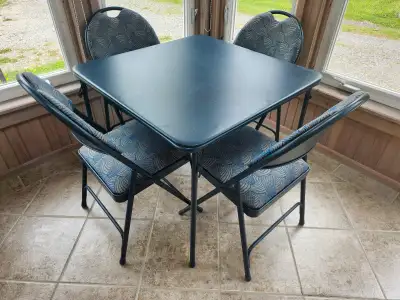 Bridge Table and Chairs, View more