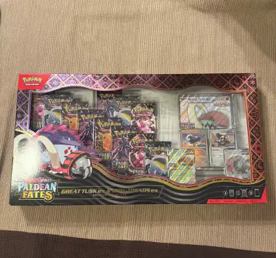 Pokemon Paldean Fates Great Tusk & Iron Treads, View more