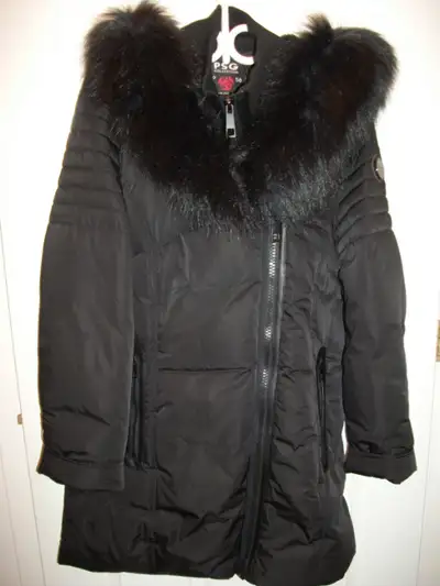 Manteau hiver dame noir GR:XL Jamais porté, View more