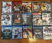  PS2, PS3, PS4, PS5, XBOX and XBOX 360 GAMES FOR SALE