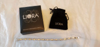 Liora Swarovski Crystal Jewelry Bracelet silver