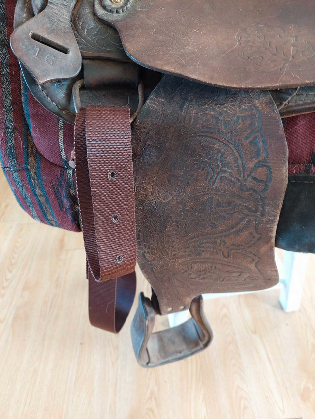 Western saddle 16" seat in Equestrian & Livestock Accessories in Truro - Image 3