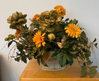 Artificial Flower arrangement in planter