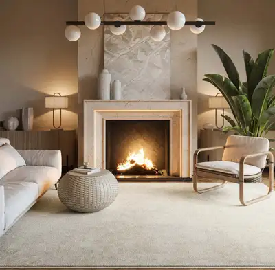 Washable solid shag rug , View more
