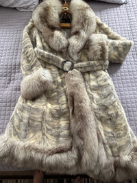 A glorious fur coat and matching hat