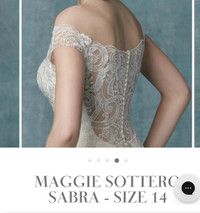 Wedding dress Maggie Sottero size 14