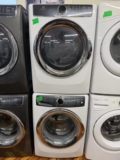  Electrolux white 2021 model washer dryer set, View more