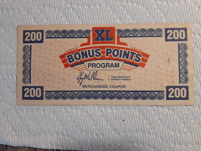 XL 200 BONUS POINTS PROMOTIONAL VOUCHER WESTMOUNT QUEBEC, View more
