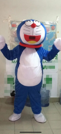 Doraemon adult Halloween costume M-L fit 