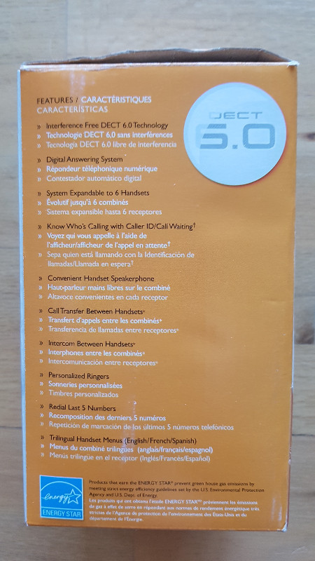 Uniden cordless telephone DECT 6.0 digital answering system in Home Phones & Answering Machines in Kelowna - Image 3