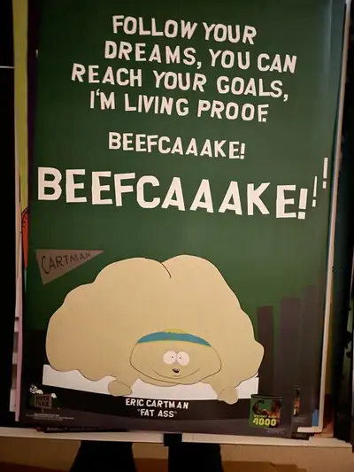 Lot of 4 Rare Wall Posters of TV shows ( Friends, South Park +), View more