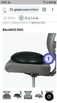 Balance disc NEW Gaiam In box Paid 45$