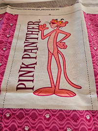 2006 Licenced Pink Panther canvas  tote bag