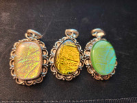 Australian Triplet Opal Pendant 925 Sterling Silver Plated