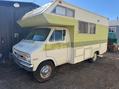 1973 Dodge Tioga Motorhome mopar 360 gasoline engine V8 automatic transmission runs and drives, need...
