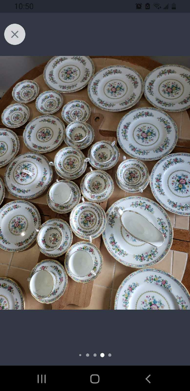Antique ming rose bone china for sale! In excellent condition. in Arts & Collectibles in City of Halifax - Image 3