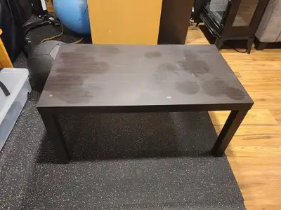 Used faux wood table, View more